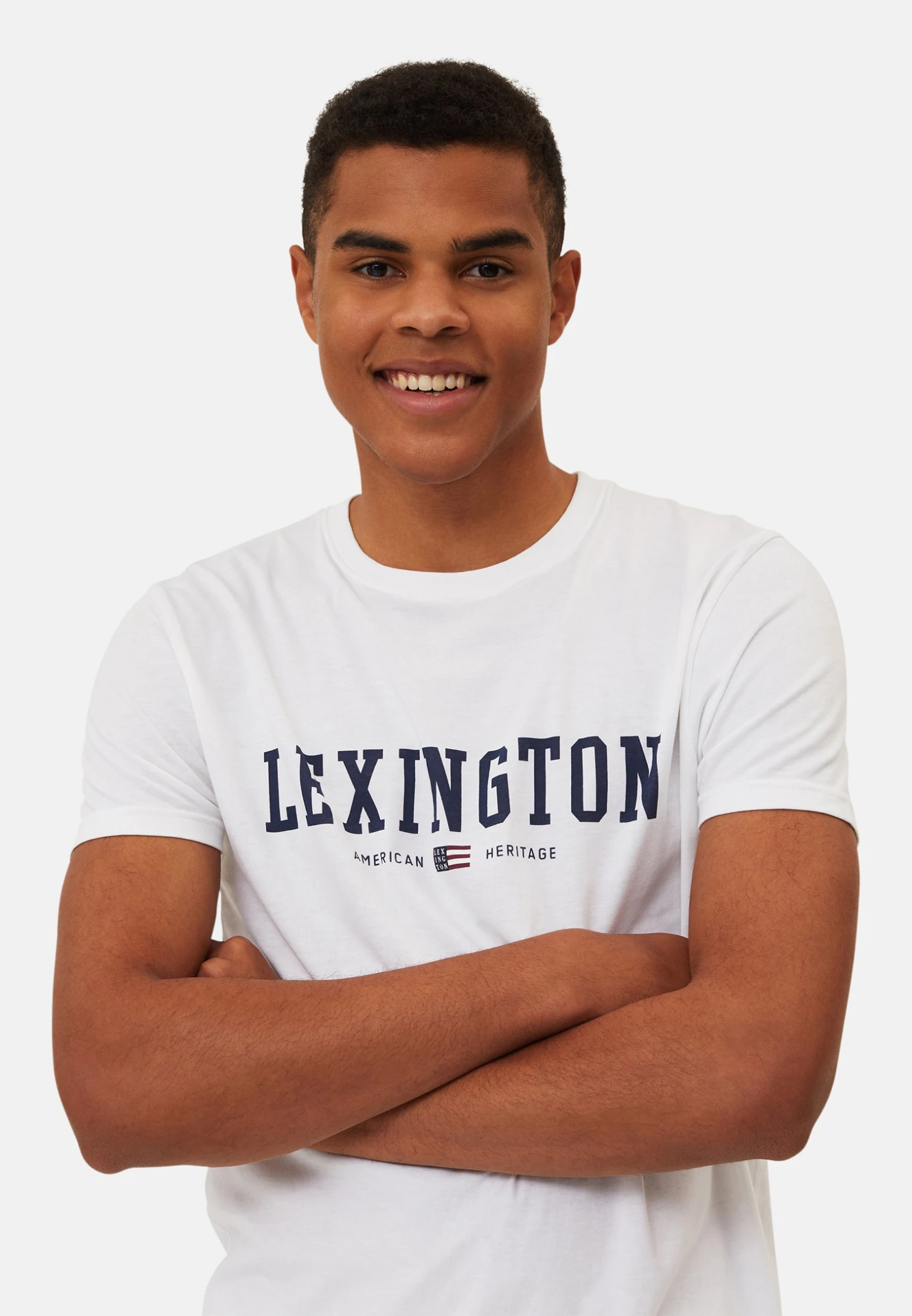 LexingtonJUSTIN - T-shirt Med Print - White 5 LexingtonJUSTIN - T-shirt Med Print - White - Bild 3