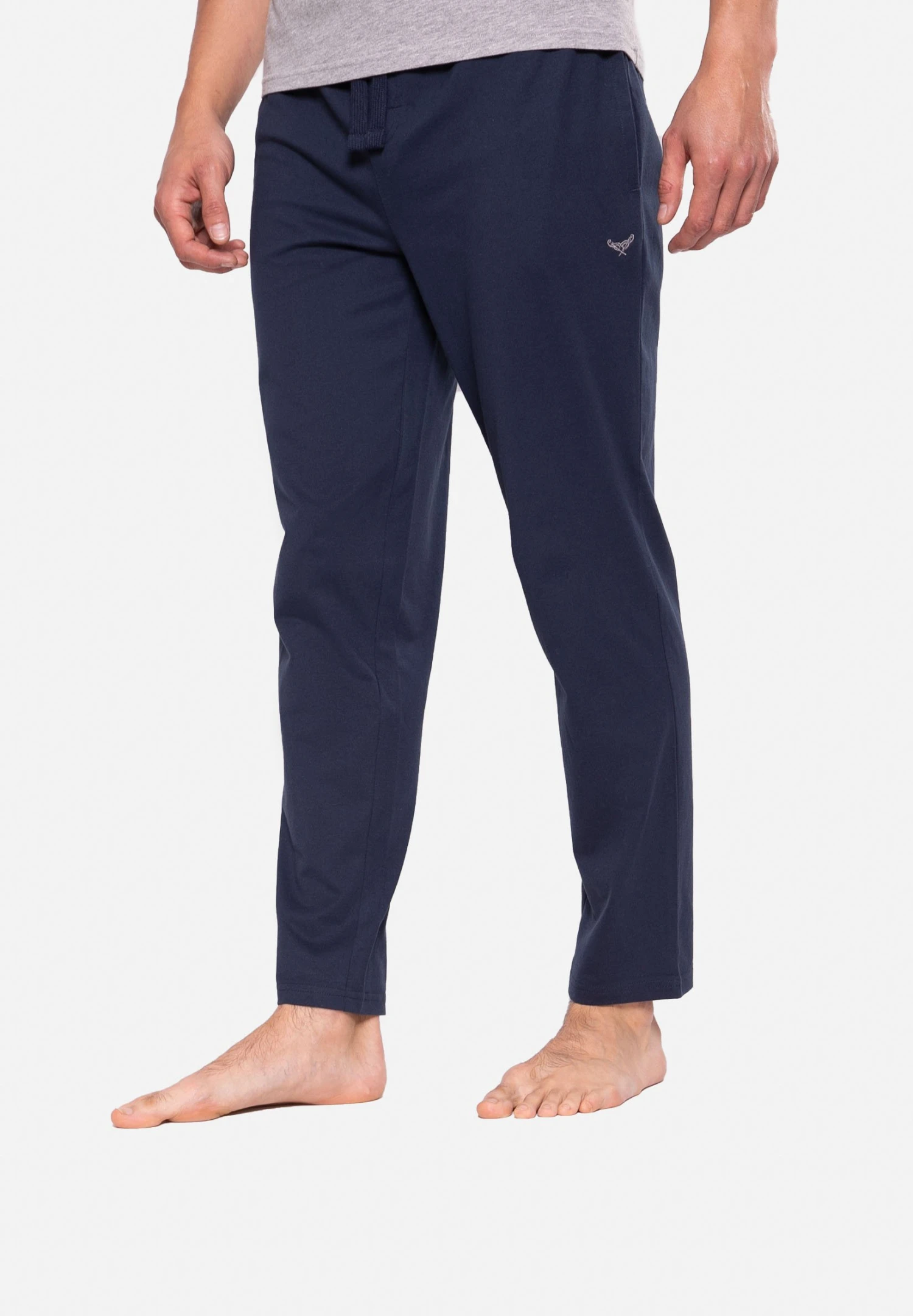 Threadbare2PK RENE - Pyjamasbyxor - Navy & Charcoal Marl 4 Threadbare2PK RENE - Pyjamasbyxor - Navy & Charcoal Marl - Bild 2