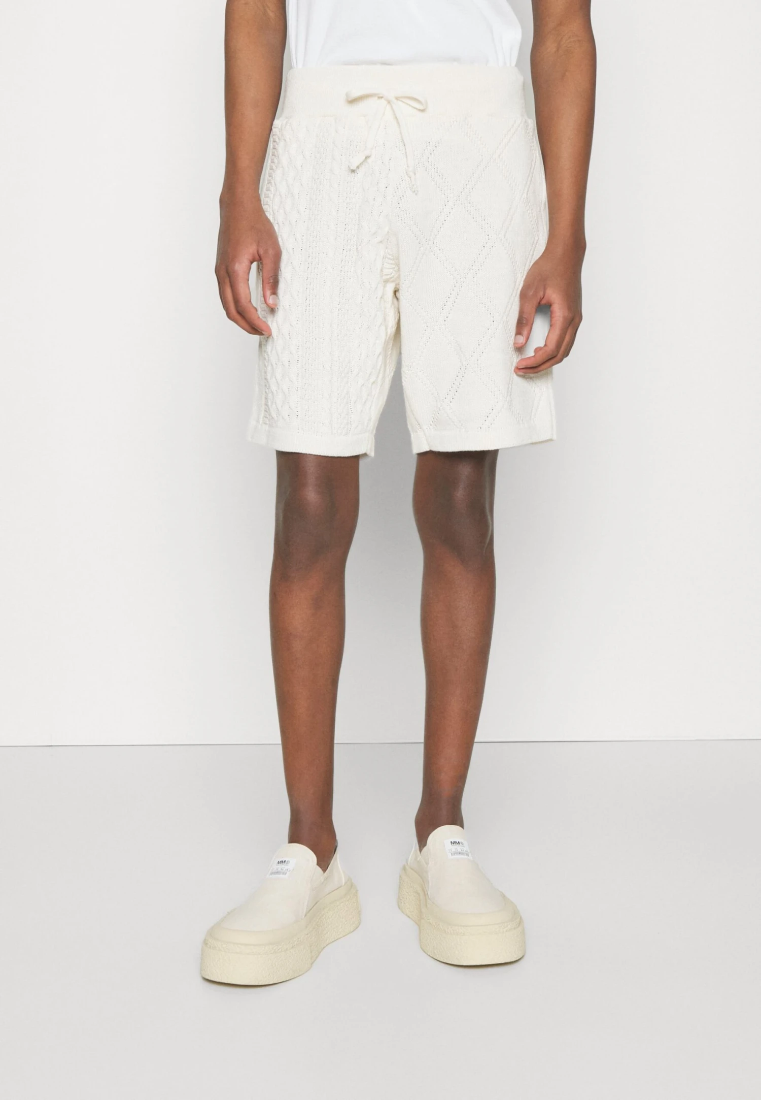 Family FirstJOGGER BRAIDED - Shorts - White 3 Family FirstJOGGER BRAIDED - Shorts - White