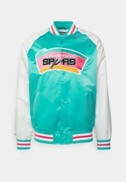 Mitchell & NessNBA SAN ANTONIO SPURS PRIMETIME JACKET - Klubbkläder - Teal -Stil och Komfort Butik 8fa97ab0c08b4f758d3a98b60dadacbb