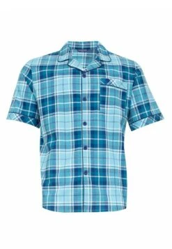 CyberjammiesKURZARM GEORGE CHECKS - Pyjamasöverdel - Blue Checks -Stil och Komfort Butik 9358667c8ac049fcba11eb04f4dd8fcc