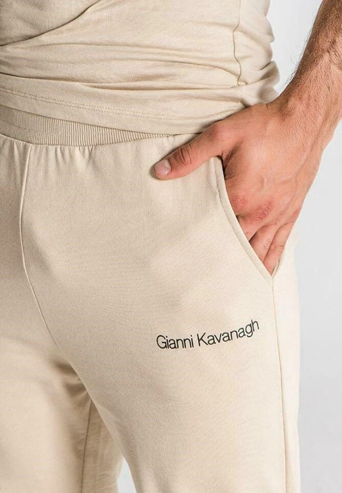 Gianni KavanaghESSENTIAL MICRO JOGGERS - Träningsbyxor - Beige 5 Gianni KavanaghESSENTIAL MICRO JOGGERS - Träningsbyxor - Beige - Bild 3