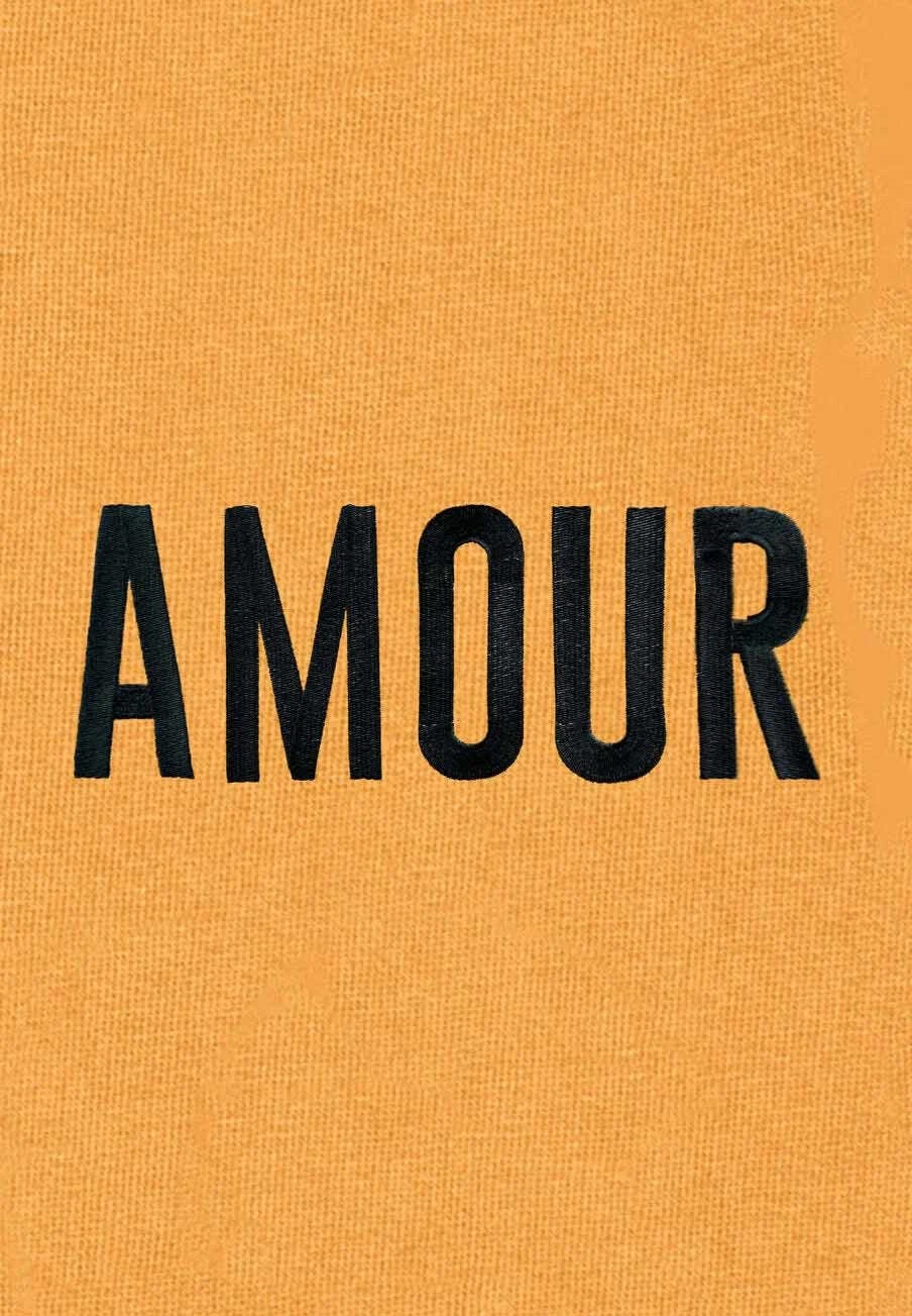 Mira ParisEMBROIDERY UNISEX VINTAGE JOGGER - Träningsbyxor - Mustard Yellow 5 Mira ParisEMBROIDERY UNISEX VINTAGE JOGGER - Träningsbyxor - Mustard Yellow - Bild 3