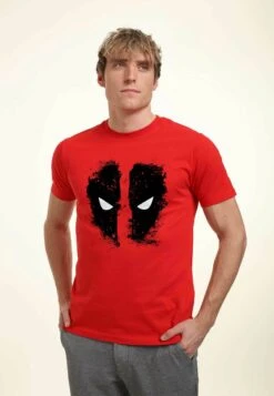 Henry TigerDEADPOOL DEAD EYES UNISEX - T-shirt Med Print - Red