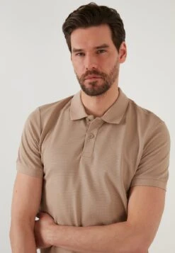 BurattiREGULAR FIT - Piké - Mink Color -Stil och Komfort Butik 9b61386119fe44ed8269c070d27a3283