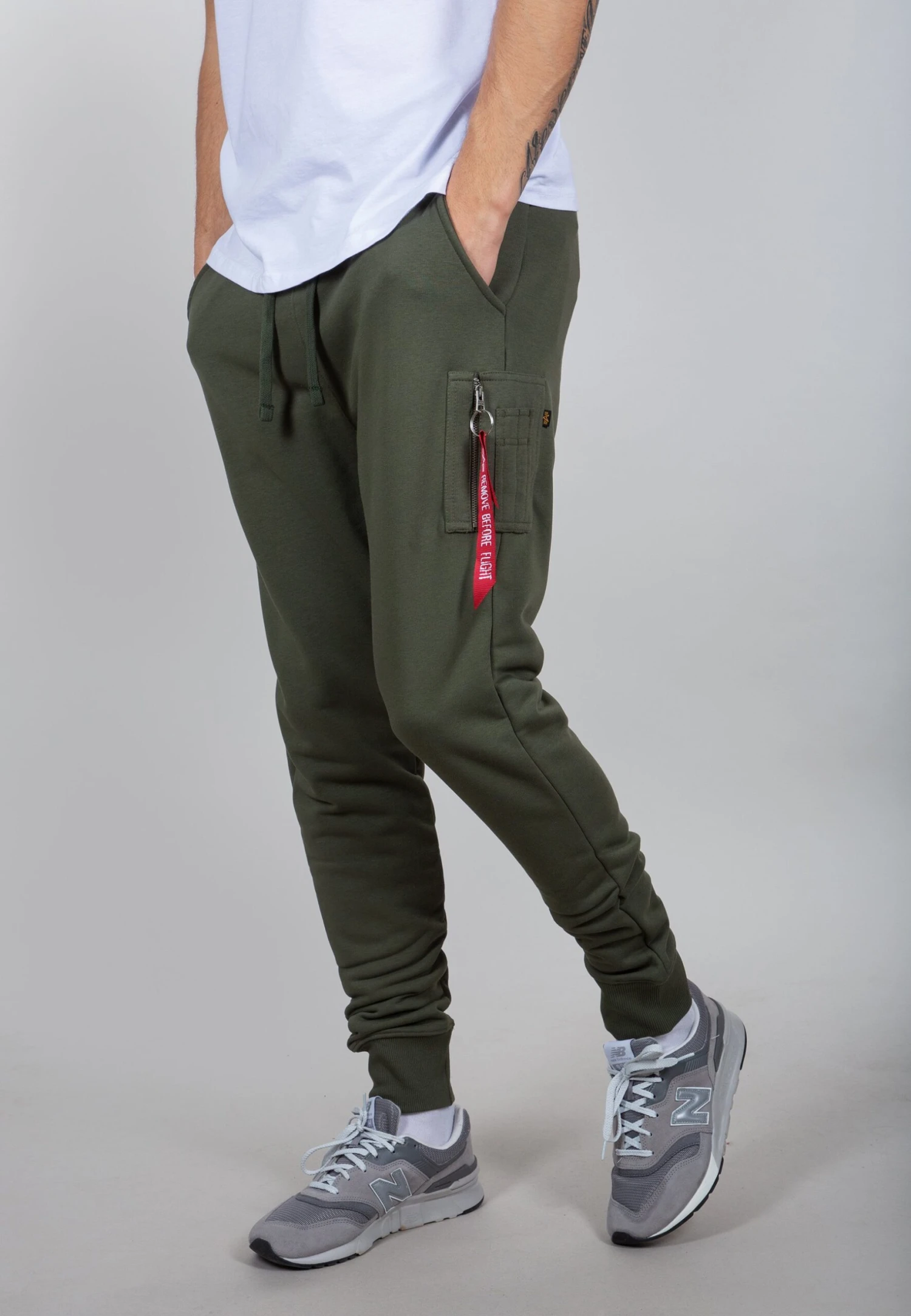 Alpha IndustriesX FIT SLIM CARGO PANT - Träningsbyxor - Dark Green 5 Alpha IndustriesX FIT SLIM CARGO PANT - Träningsbyxor - Dark Green - Bild 3