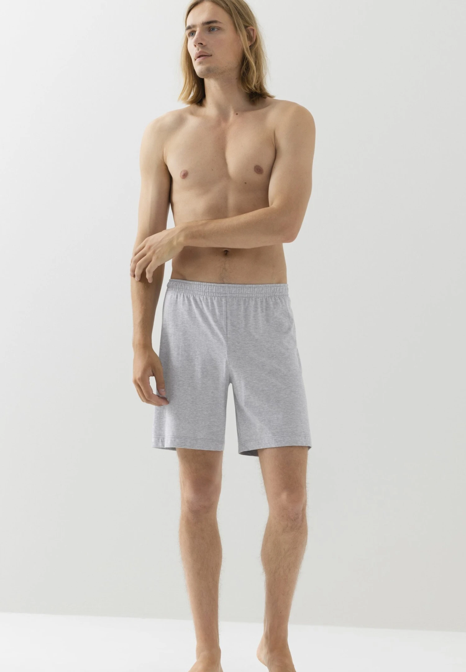 MeyPyjamasbyxor - Light Grey Melange 3 MeyPyjamasbyxor - Light Grey Melange