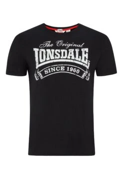 LonsdaleT-shirt Med Print - Black