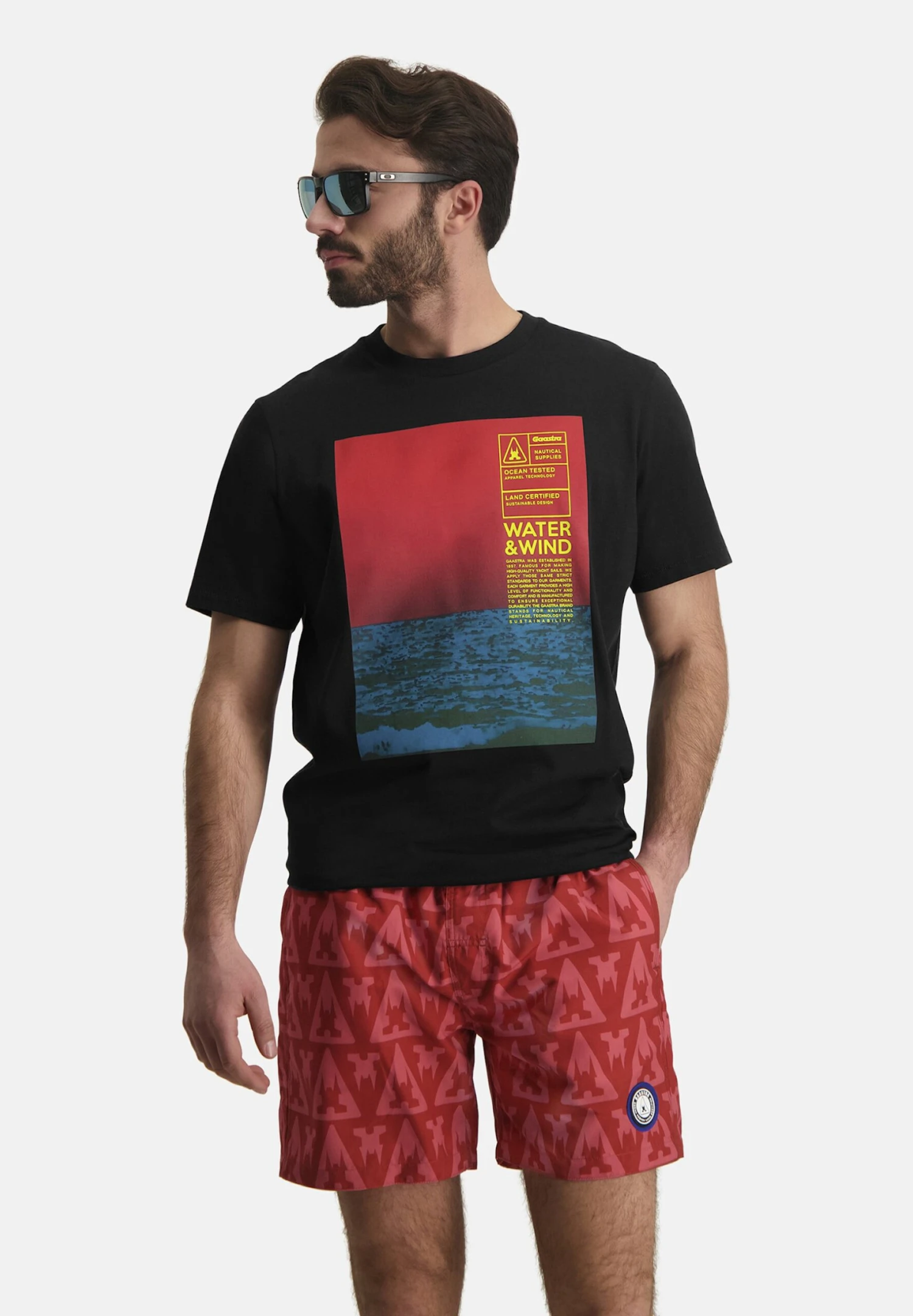 GaastraWYATT - T-shirt Med Print - Navy 3 GaastraWYATT - T-shirt Med Print - Navy