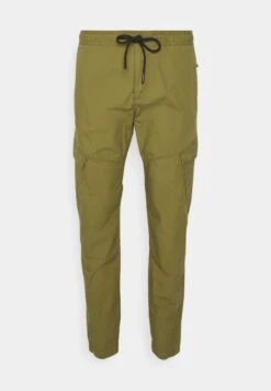 TOM TAILOR DENIMslim - Cargobyxor - Light Olive Green