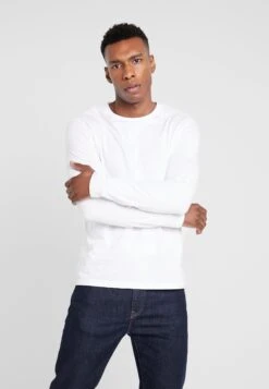 Pier One2 PACK - Långärmad Tröja - White -Stil och Komfort Butik b74a28ee32764edb9a0082e4dc412571