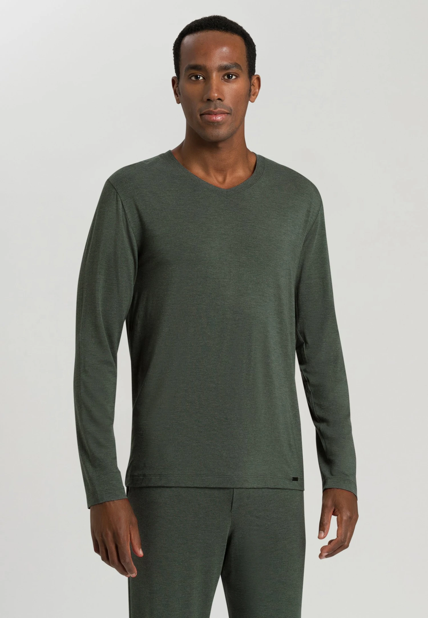 HanroCASUALS - Pyjamasöverdel - Eden Melange 3 HanroCASUALS - Pyjamasöverdel - Eden Melange