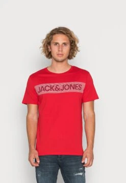 Jack & JonesJJECORP LOGO TEE ONECK - T-shirt Med Print - True Red