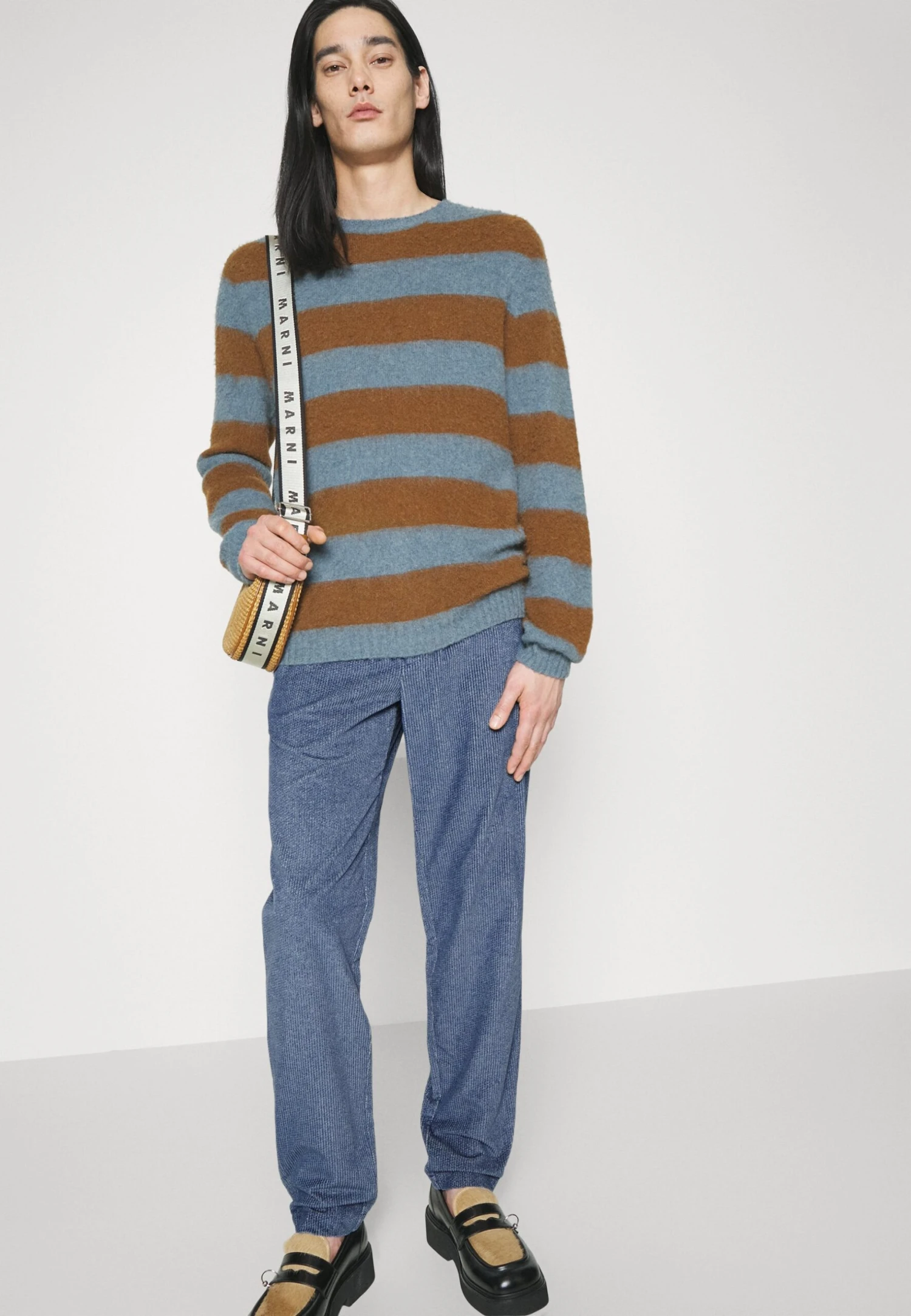 Emporio ArmaniPANTALONI - Tygbyxor - Blu Fiordo 6 Emporio ArmaniPANTALONI - Tygbyxor - Blu Fiordo - Bild 4