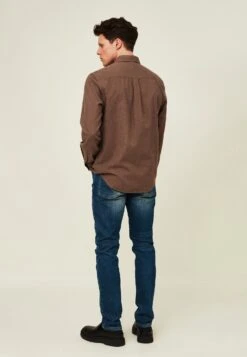 LexingtonKostymskjorta - Brown Melange -Stil och Komfort Butik c253acf2244849bcbfecb8427fdf21fa