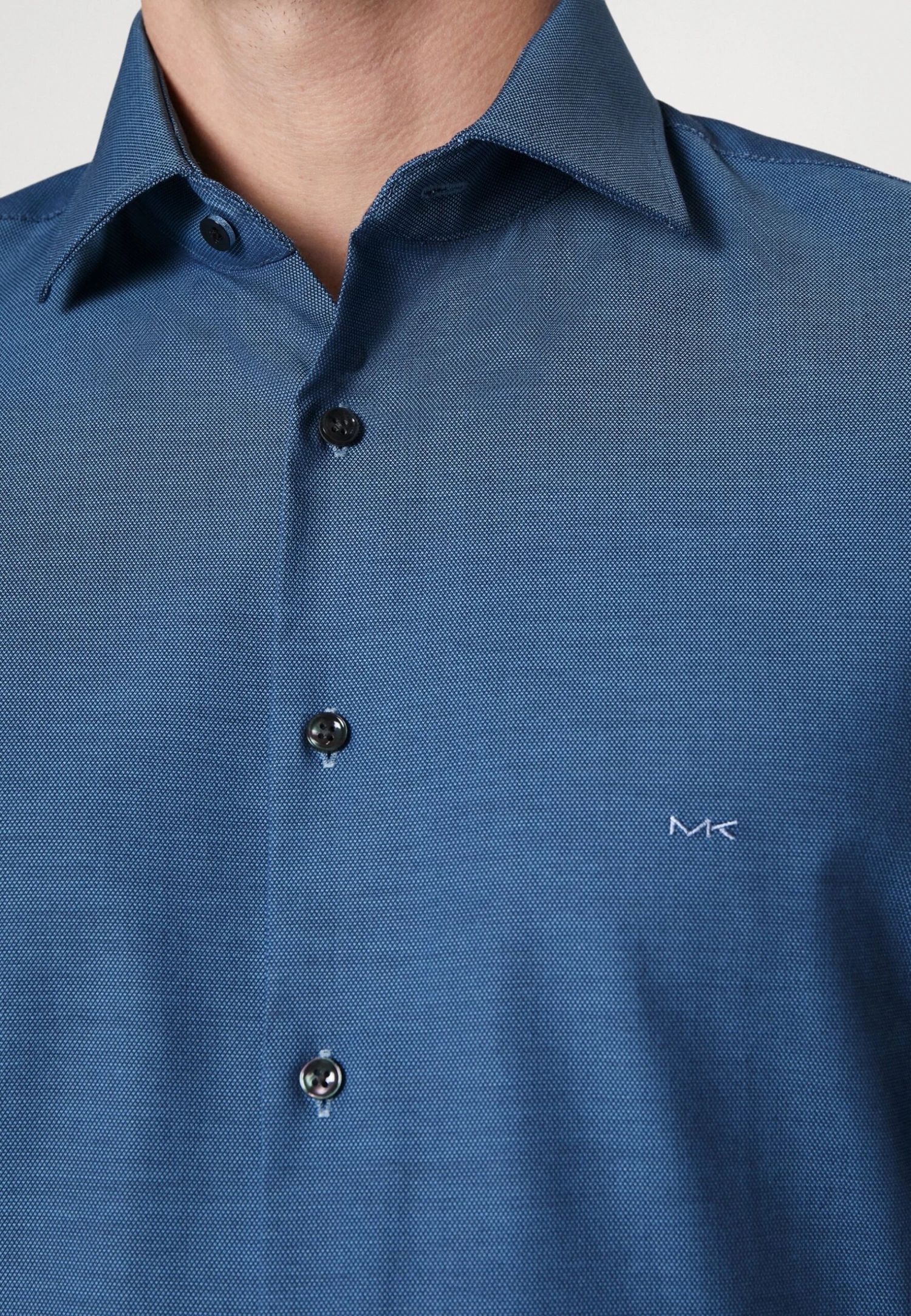 Michael KorsFAUX UNI DOBBY SLIM FIT SHIRT - Kostymskjorta - Slate Blue 6 Michael KorsFAUX UNI DOBBY SLIM FIT SHIRT - Kostymskjorta - Slate Blue - Bild 4