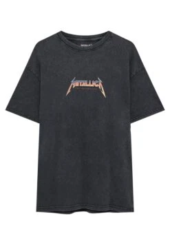 PULL & BEAR PULL&BEARSHORT SLEEVE METALLICA - T-shirt Med Print - Black -Stil och Komfort Butik c55e7cc0c11d4029a619e2fccebd8198