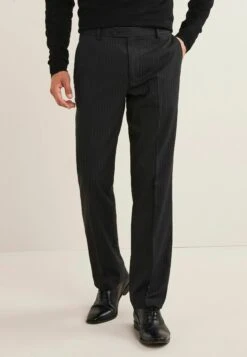 NextTRIMMED FORMAL REGULAR FIT - Tygbyxor - Black
