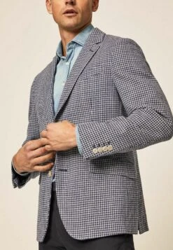 Hackett LondonNAUTICAL DOGTOOTH - Kavaj - Navy White -Stil och Komfort Butik c69cf1a3a38e42a4ab5b1395929aa2b9