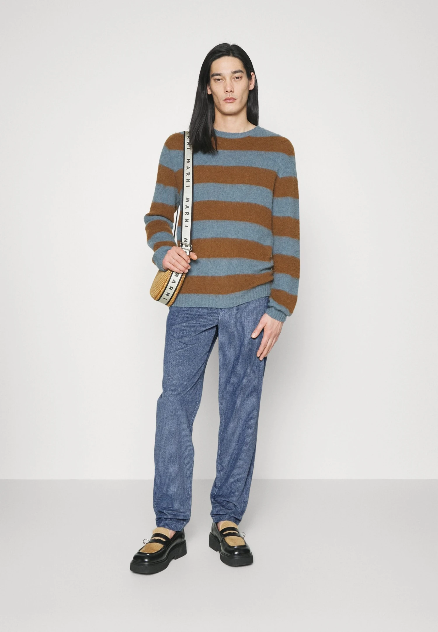 Emporio ArmaniPANTALONI - Tygbyxor - Blu Fiordo 4 Emporio ArmaniPANTALONI - Tygbyxor - Blu Fiordo - Bild 2