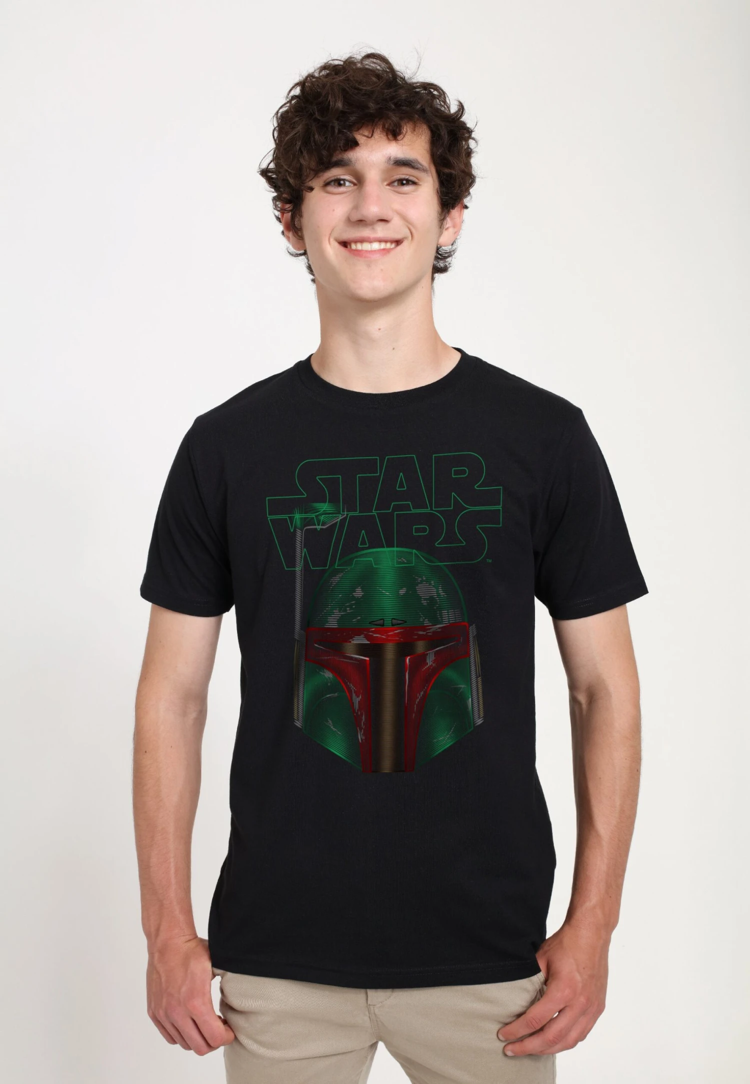 Henry TigerSTAR WARS CLASSIC PIN LINE BOBA FETT - T-shirt Med Print - Black 3 Henry TigerSTAR WARS CLASSIC PIN LINE BOBA FETT - T-shirt Med Print - Black