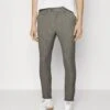 Les DeuxCOMO STRUCTURE SUIT PANTS - Tygbyxor - Dark Grey Melange -Stil och Komfort Butik ce576c22792c48a28c0d8f28398531a5