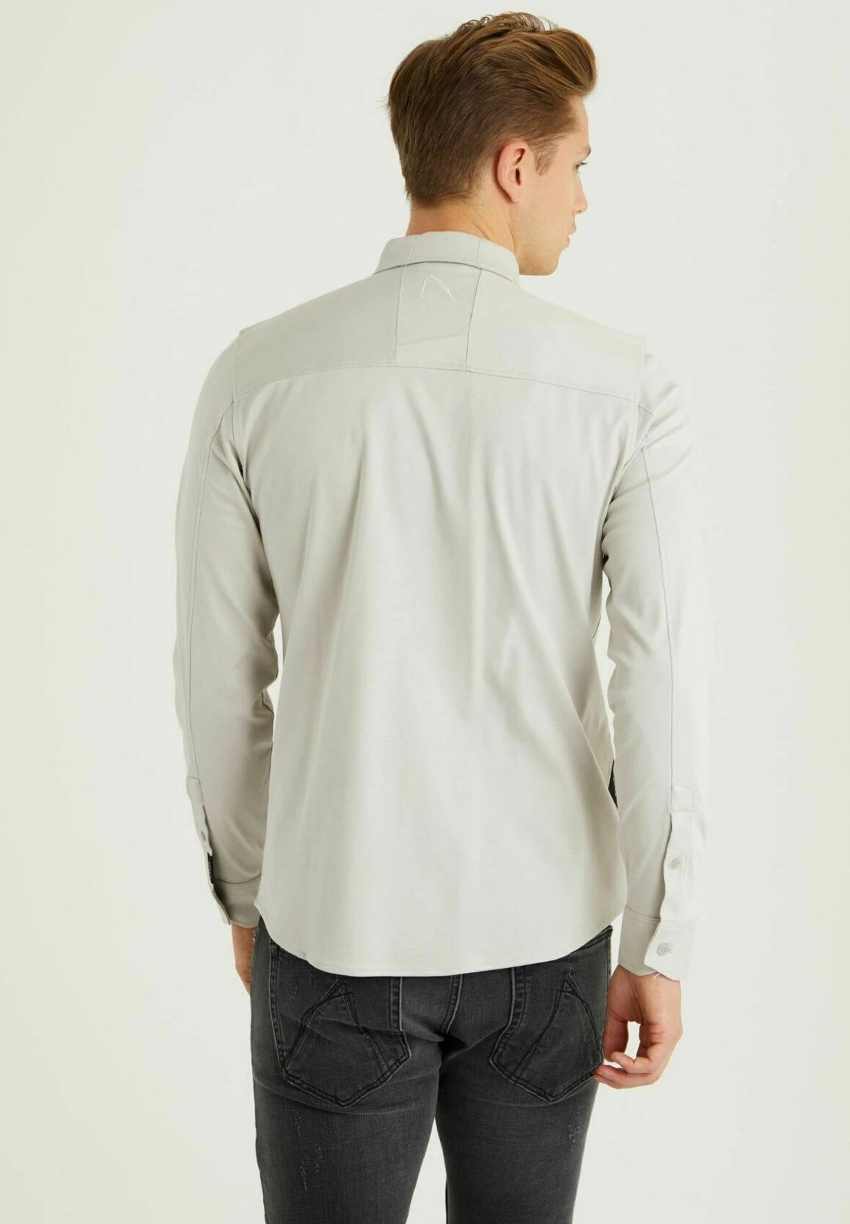 CHASIN'ARCHER.L SOL - Skjorta - Grey 4 CHASIN'ARCHER.L SOL - Skjorta - Grey - Bild 2