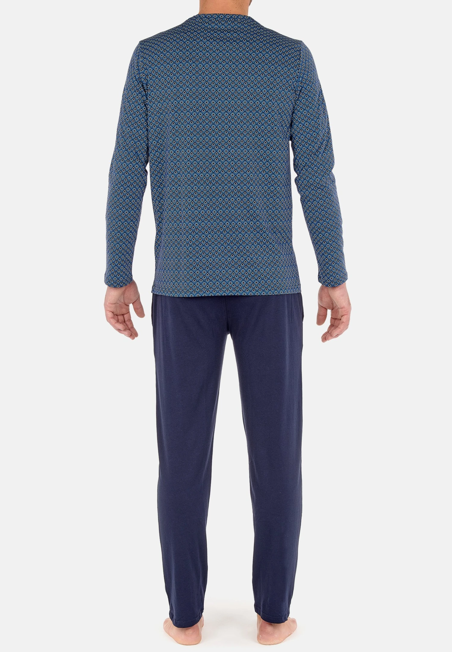 HOMKOS - Pyjamas - Navy Print 4 HOMKOS - Pyjamas - Navy Print - Bild 2