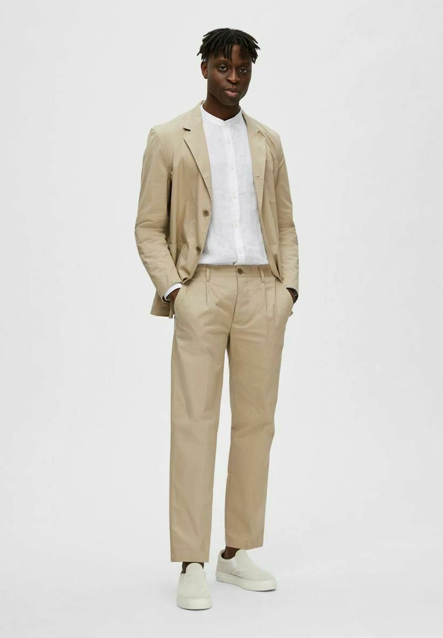 Selected HommeSTRAIGHT FIT - Tygbyxor - Incense 4 Selected HommeSTRAIGHT FIT - Tygbyxor - Incense - Bild 2