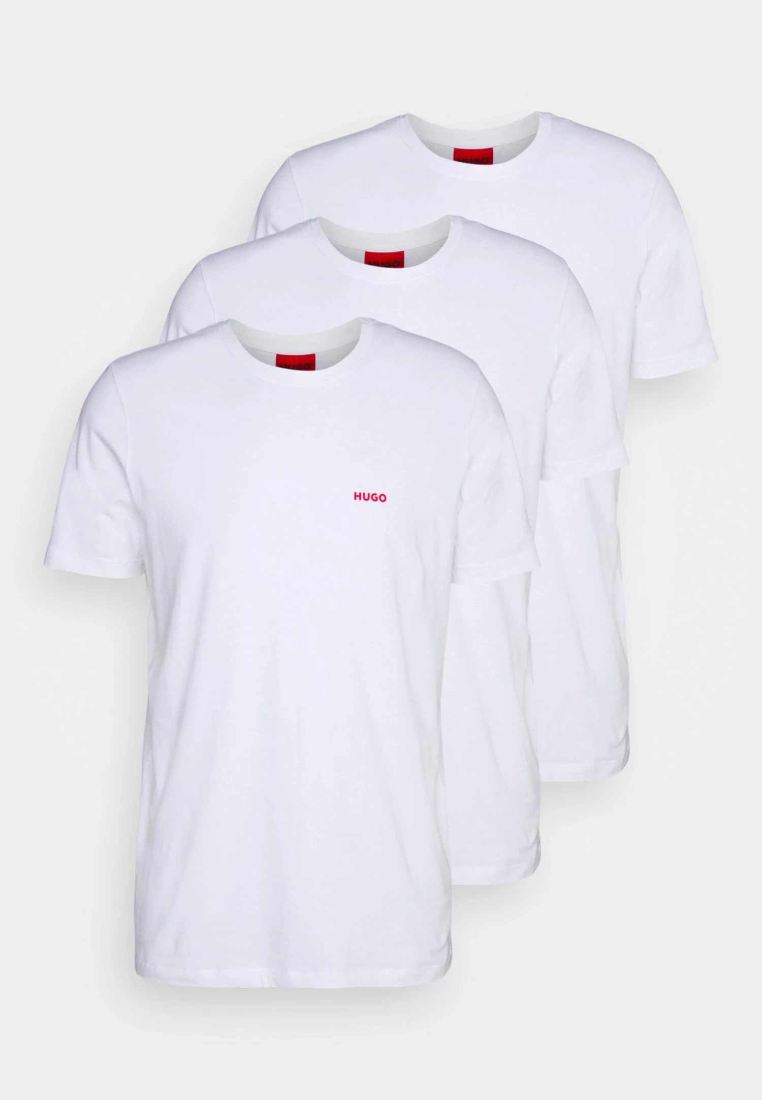 HUGOTRIPLET 3 PACK - Pyjamasöverdel - White 3 HUGOTRIPLET 3 PACK - Pyjamasöverdel - White