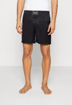 HUGOSHORTS - Pyjamasbyxor - Black