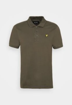 Lyle & ScottPLAIN - Piké - Olive -Stil och Komfort Butik e41f43b7396b40229bc724a716400327