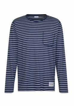 SeidenstickerLANGARM STREIFEN - Pyjamasöverdel - Blue -Stil och Komfort Butik f561cd110b9944838685877daf557cd4