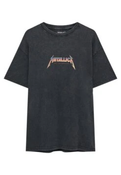 PULL & BEAR PULL&BEARSHORT SLEEVE METALLICA - T-shirt Med Print - Black -Stil och Komfort Butik f6a9d0883d124c1b8203ddf629fe37fe
