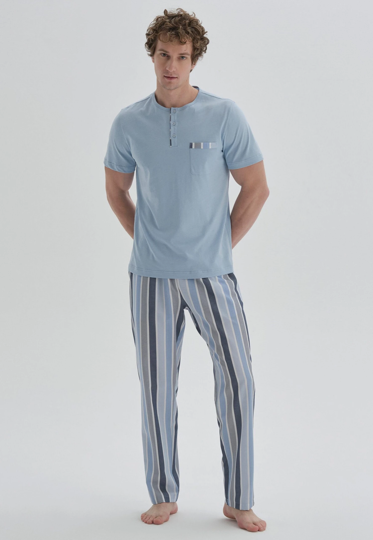 DAGIPyjamasöverdel - Blue 4 DAGIPyjamasöverdel - Blue - Bild 2