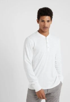 Rag & BoneCLASSIC HENLEY - Långärmad Tröja - White