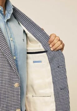 Hackett LondonNAUTICAL DOGTOOTH - Kavaj - Navy White -Stil och Komfort Butik fdddacd37b3246cb965f26620f134c15